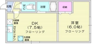 環状通東駅 徒歩3分 1階の物件間取画像